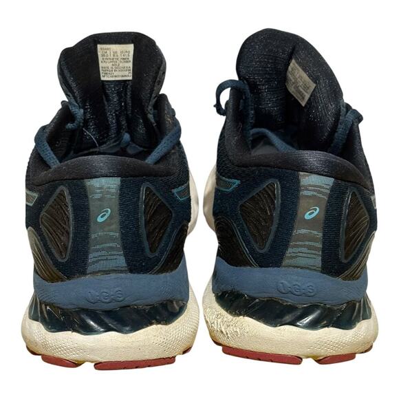 Asics Gel Nimbus 23 Blue Pink Women's Size 9.5 Running Sneakers - Picture 6 of 8